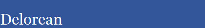 Delorean